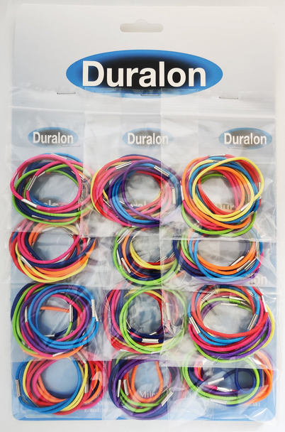 Duralon Pony Tail Loop Thick Elastic Card of 12 (005) image