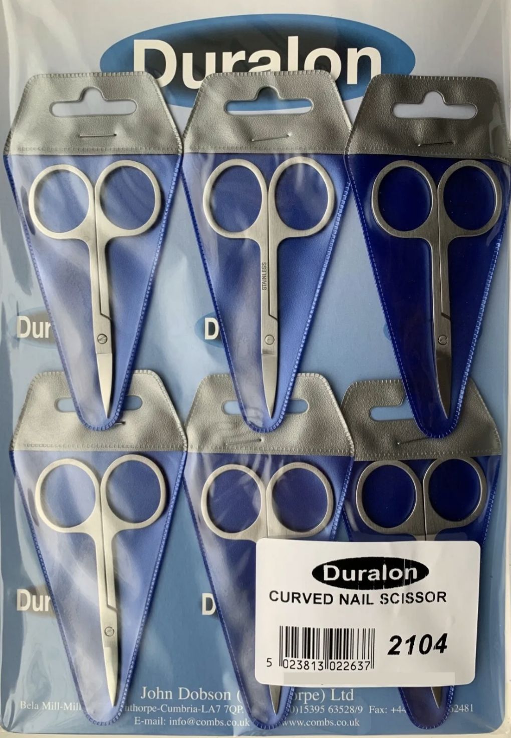 Duralon Nail Scissors Card of 6 (2104) image