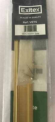Vinyl Edge Trim (small) Gold 914mm 1