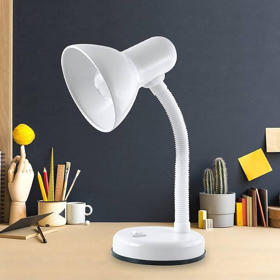 LLOYTRON Flexi Desk Lamp White