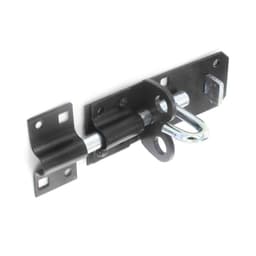 Securit 100mm Padlock Bolt Black Hasp (s1411) 1