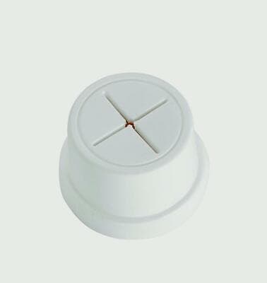 Securit Single Towel Holder White Pk2 (s6360)