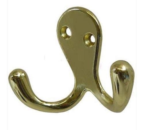Securit 70mm E.b Double Robe Hook Pk2 (s6109)