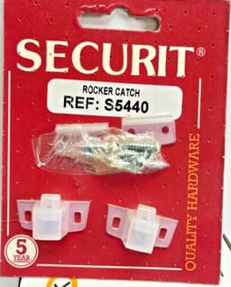 Securit **** : Rocker Catch White Pk2 (s5440) 1