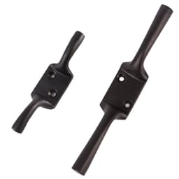 Securit 150mm Black Cleat Hooks (s5150) 1