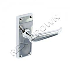 Securit Securit Victorian Chrome Plated Latch Handles 120mm (s2921)