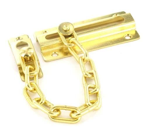 Securit Brass Door Chain Polished (s1620)