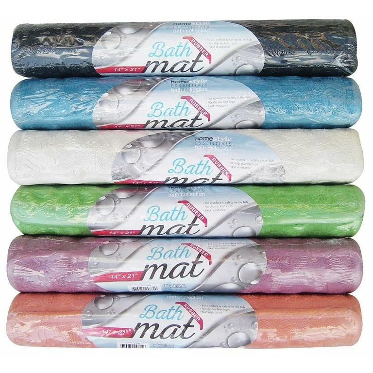 Rubber Bath Mat Asstd image