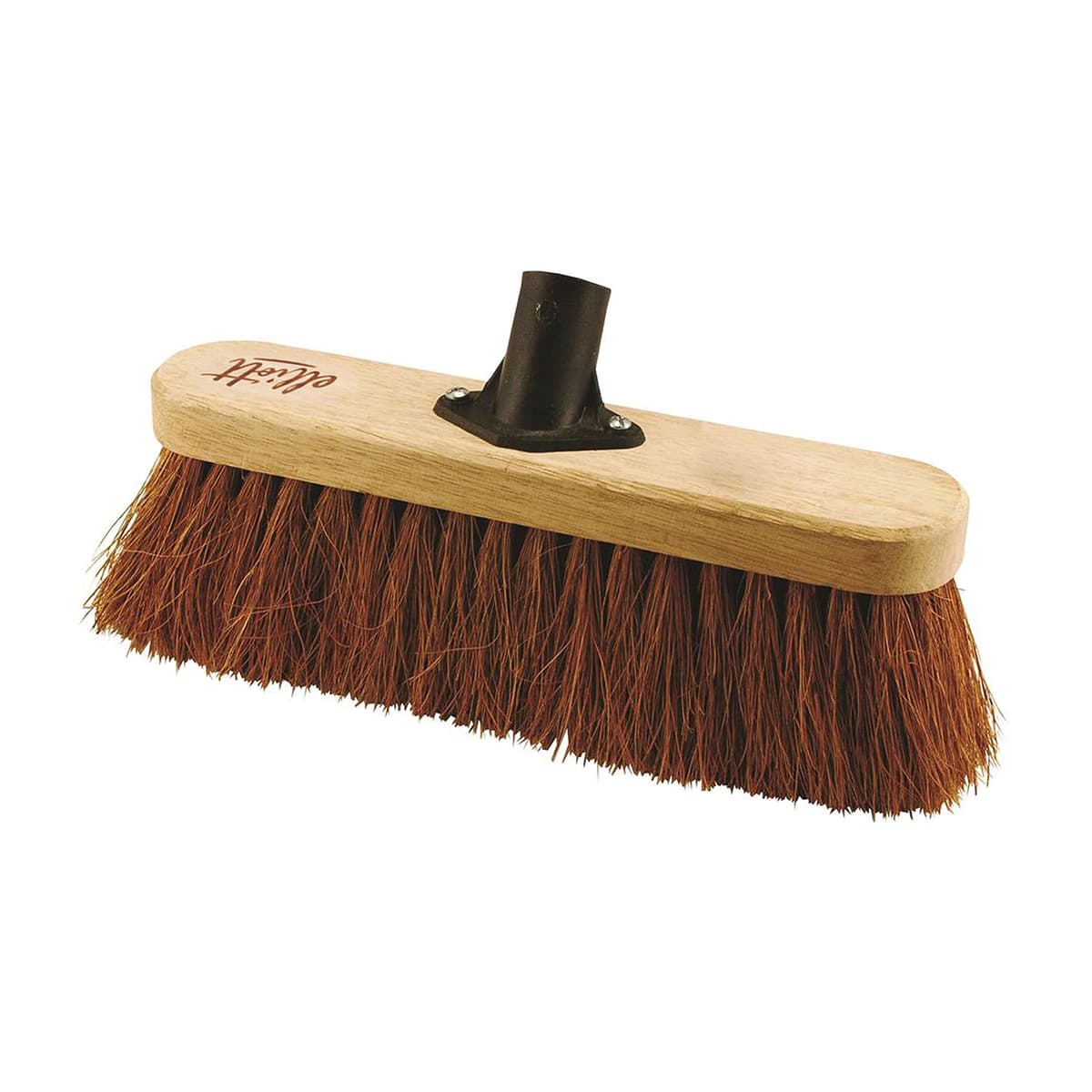 Elliotts FSC Wooden Broom Head 29cm with Coconut Fibres & Bracket