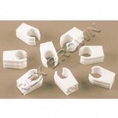 Snap On Pipe Clips 15mm Pk8