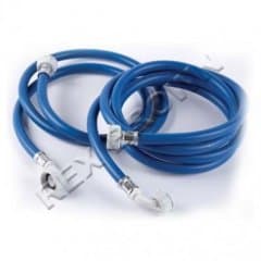 Inlet Hose 1.5m 90 degree  Bend Blue