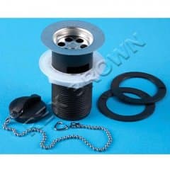 Slotted Basin Waste 1 1/4" - Stainless Steel