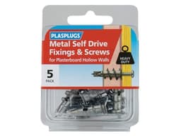 Plasplugs 5 Nylon Self Drive Fixings & S (SDF235) 1