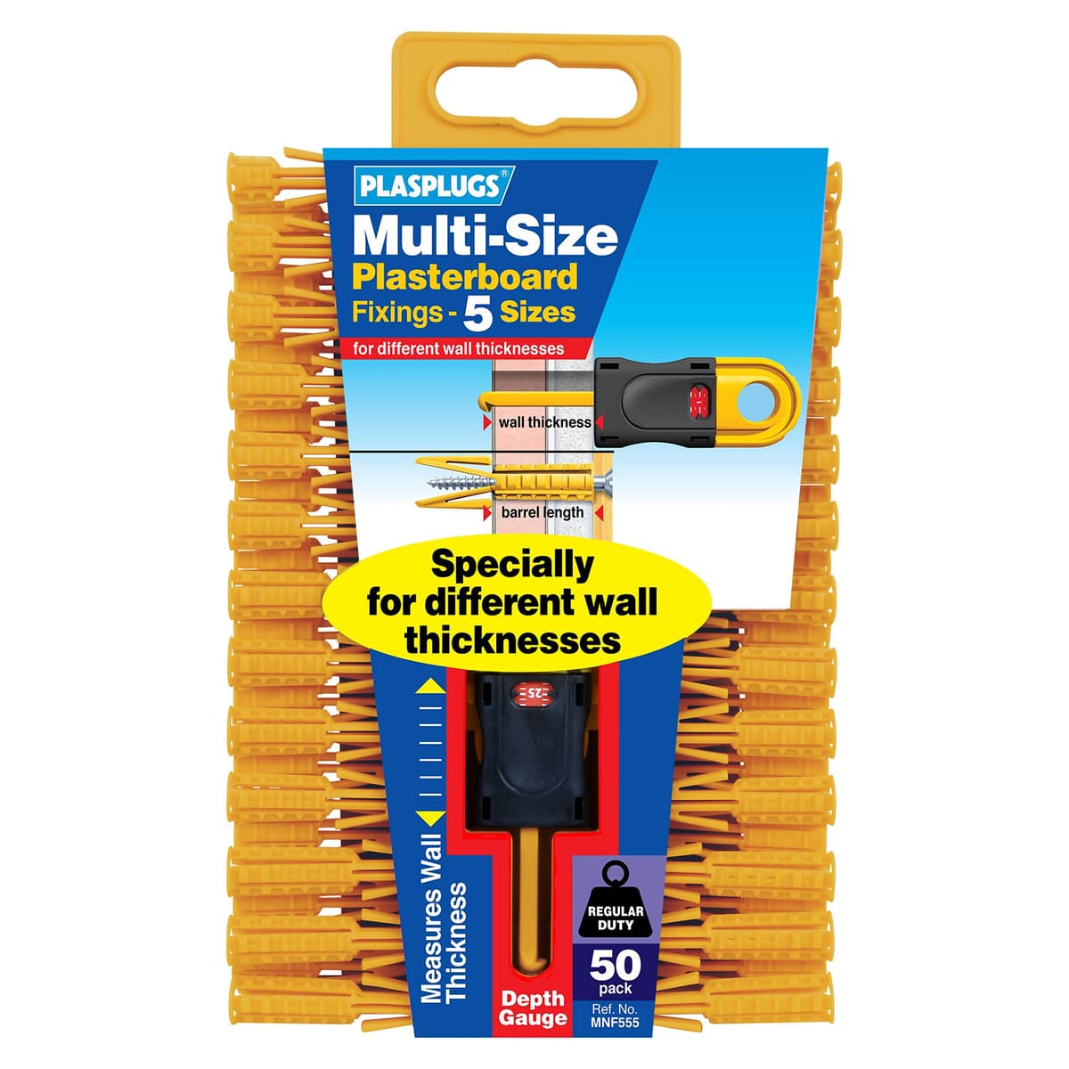 Plasplugs Measure & Fix Sprued Cavity Fi (MNF555)