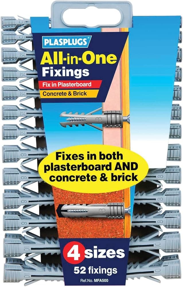 Plasplug All In One Fixings 4 Sizes (MFA500)