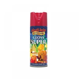 Plasti-Kote Gloss Super Bright Red 400ml 1