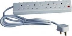 Powerplus 4 Way 13 Amp 250v Ac 10mtr Extension Lead (1145/1339)