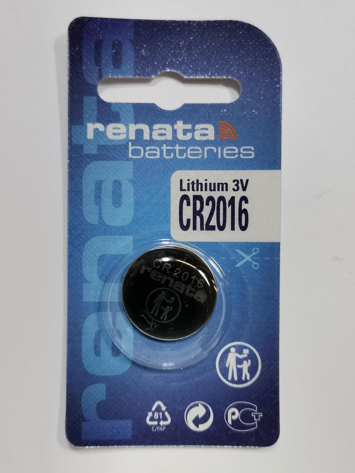 Renata CR2016 Battery