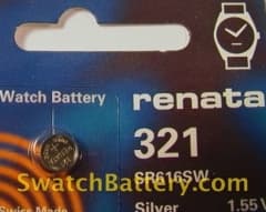 Renata 321 Watch Battery 2