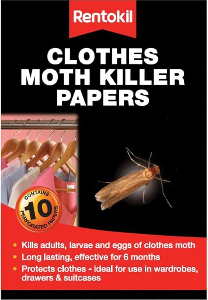 Rentokil Clothes Moth Killer Papers