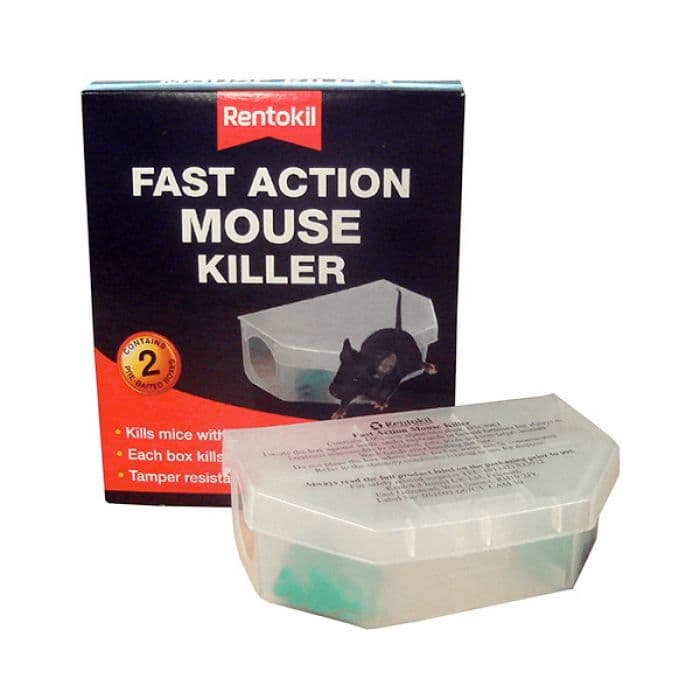 Rentokil Fast Action Mouse Killer Pk2