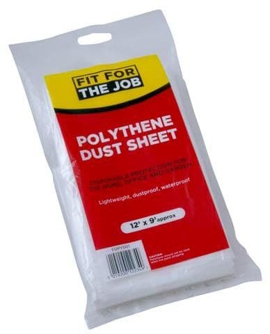 RODO FIT FOR JOB 12' x 12' POLYTHENE DUST SHEET
