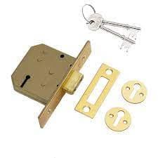Yale Pm322 3 Lever Dead Lock 65mm Pb
(P-M322-PB-65) 3