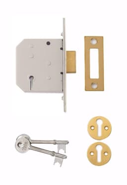 Yale Pm322 3 Lever Dead Lock 65mm Pb
(P-M322-PB-65) 1