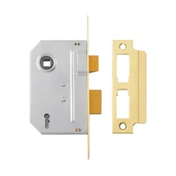 Yale Pm246 2 lever Sash Lock 76mm Pb
(P-M246-PB-76) 1