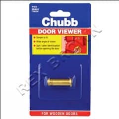 Chubb Door Viewer Brass For Wooden Doors (WS13) (P-9401-PB)