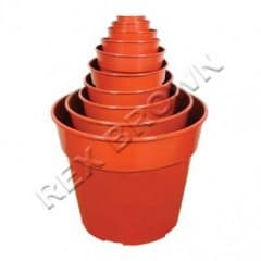 FlowerPot Brown 3"