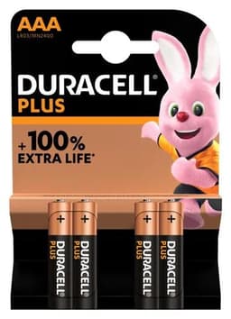 Duracell AAA (Mn2400) Plus pk4 ( Box) 2