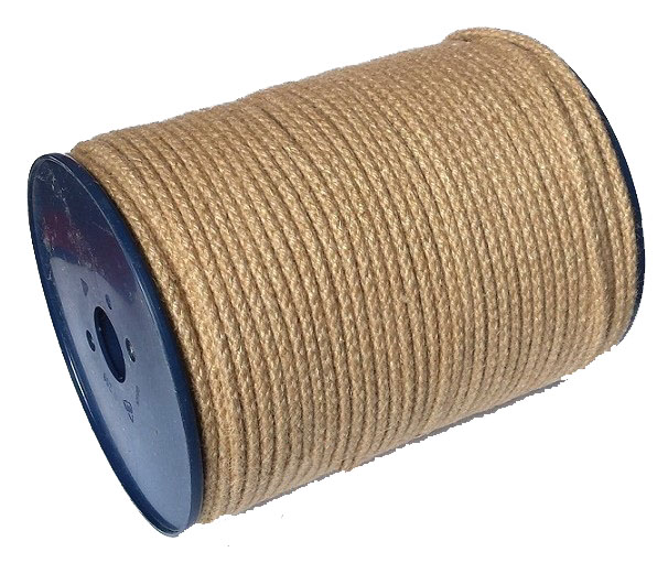 Holm Tie No4 6mm Jute Sash Cord Natural Roll (100 metre) image