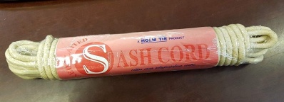 Holm Tie Size 4 Waxed Sash Cord Polypropylene Centre Cotton Cover (10 Metres) PWCO4 image
