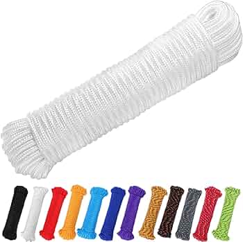 Holm Tie General Purpose Stranded Polypropylene Clothes Line with Asst. Colours (25 Metres) SP25 image