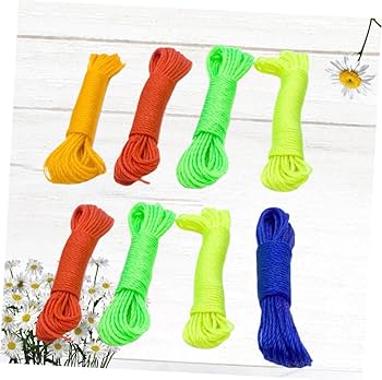 Holm Tie General Purpose Stranded Polypropylene Clothes Line with Asst. Colours (10 Metres) SP10 image