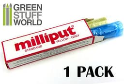 Milliput Standard Yellow/ Grey Epoxy Putty 4oz 1