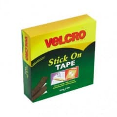 Velcro Stick On Tape 20mm X 2.5m Black
(EC602150)