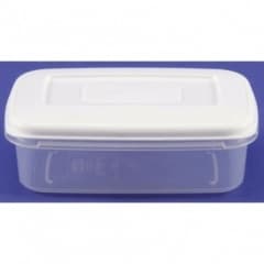 Whitefurze 2lt Canister Food Box - White Lid