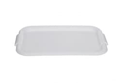 Whitefurze 41cm Rectangular Tray-white 1