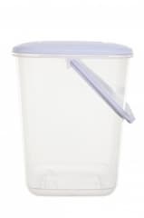 Whitefurze 10l Canister Food Box - White Lid