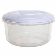 Whitefurze 2.0lt Round Food Container-white