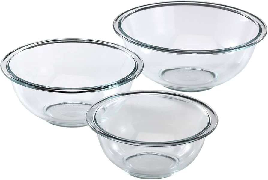 Pyrex 3pc Mixing Bowl Set image