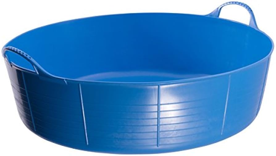 Tubtrugs Flexible Shallow Blue (35Ltr) image