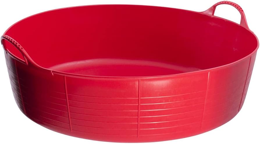 Tubtrugs Flexible Shallow Red (35Ltr) image