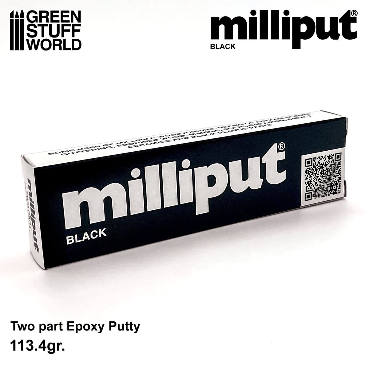 Milliput Black Epoxy Putty 4oz