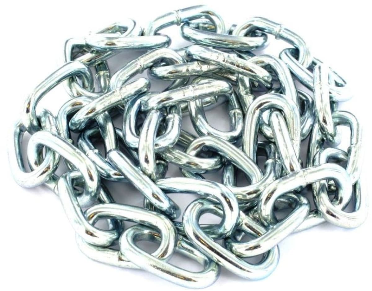 Securit 4mm X 1mtr Galvanised Chain (s5744)