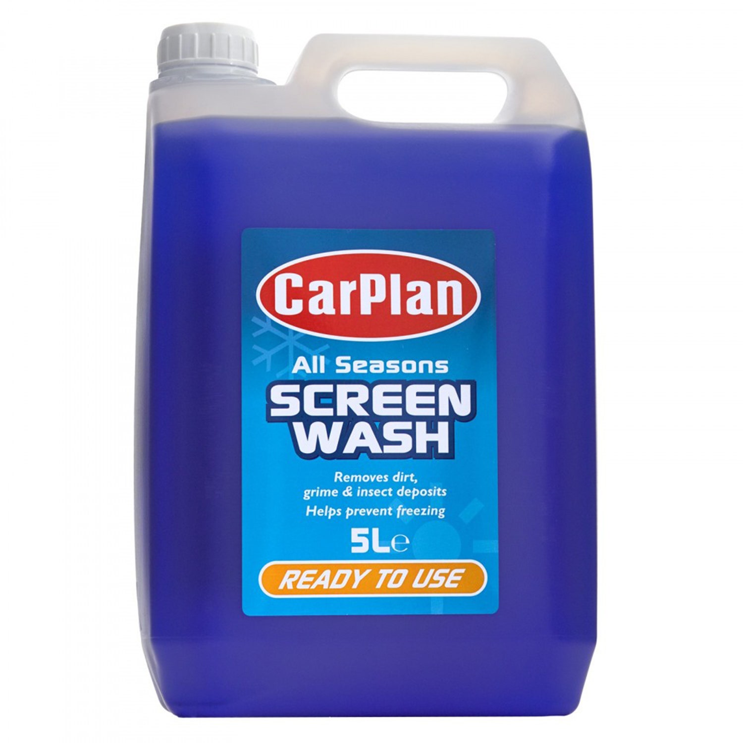 Car Plan All Seasons Pre Mixed Ready To Use Screen Wash 5L image