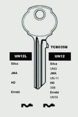 Brass Cyll Key Blk Union Pk100 BOX