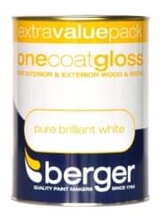 Berger One Coat Gloss White 1.25Ltr 2